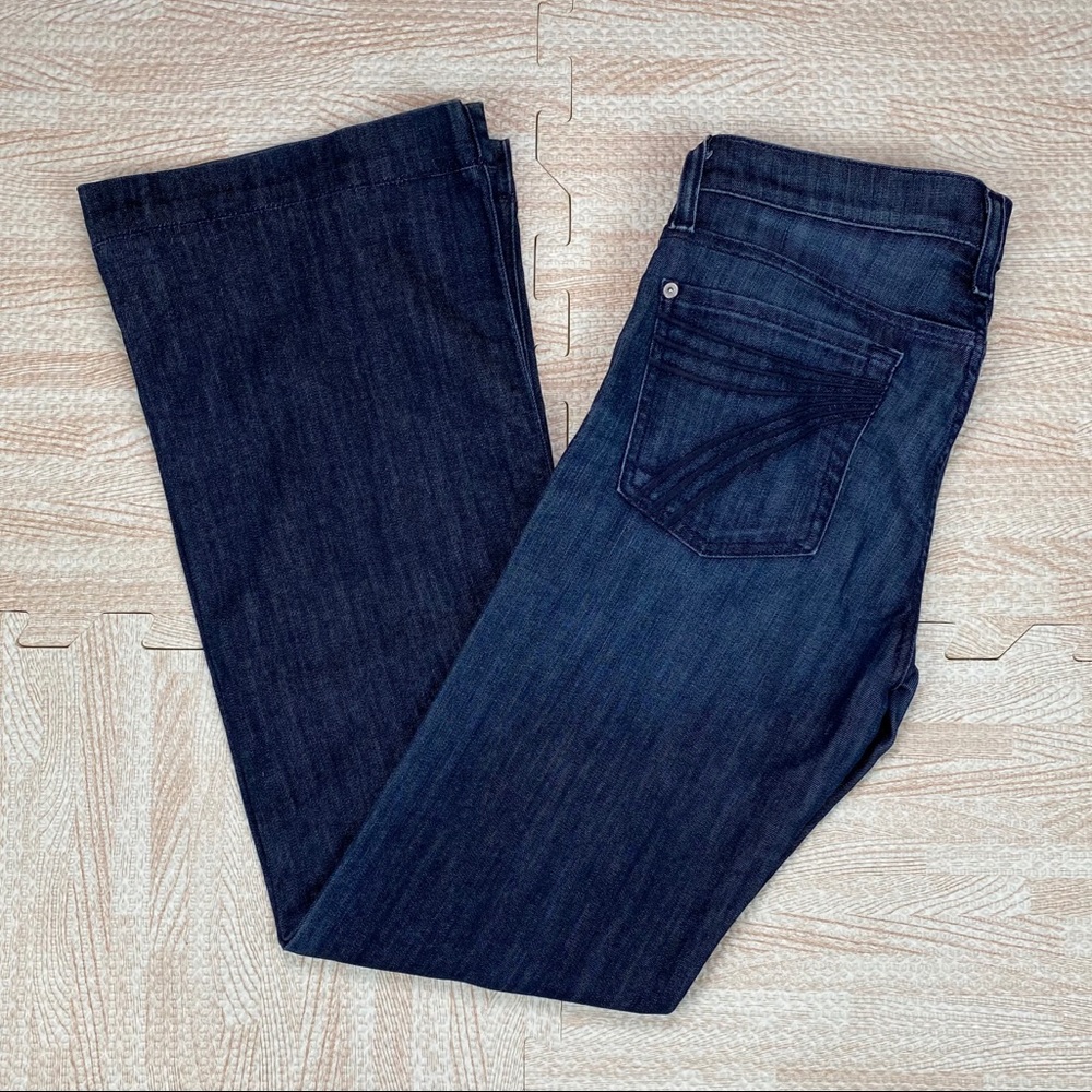 7 For All Mankind Dojo Jeans Dark Wash Size 28